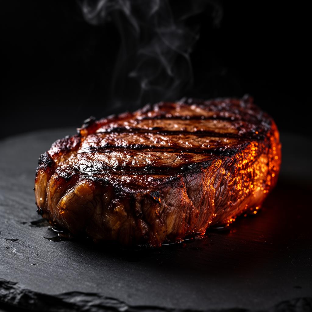 Pečen kos mesa z žara